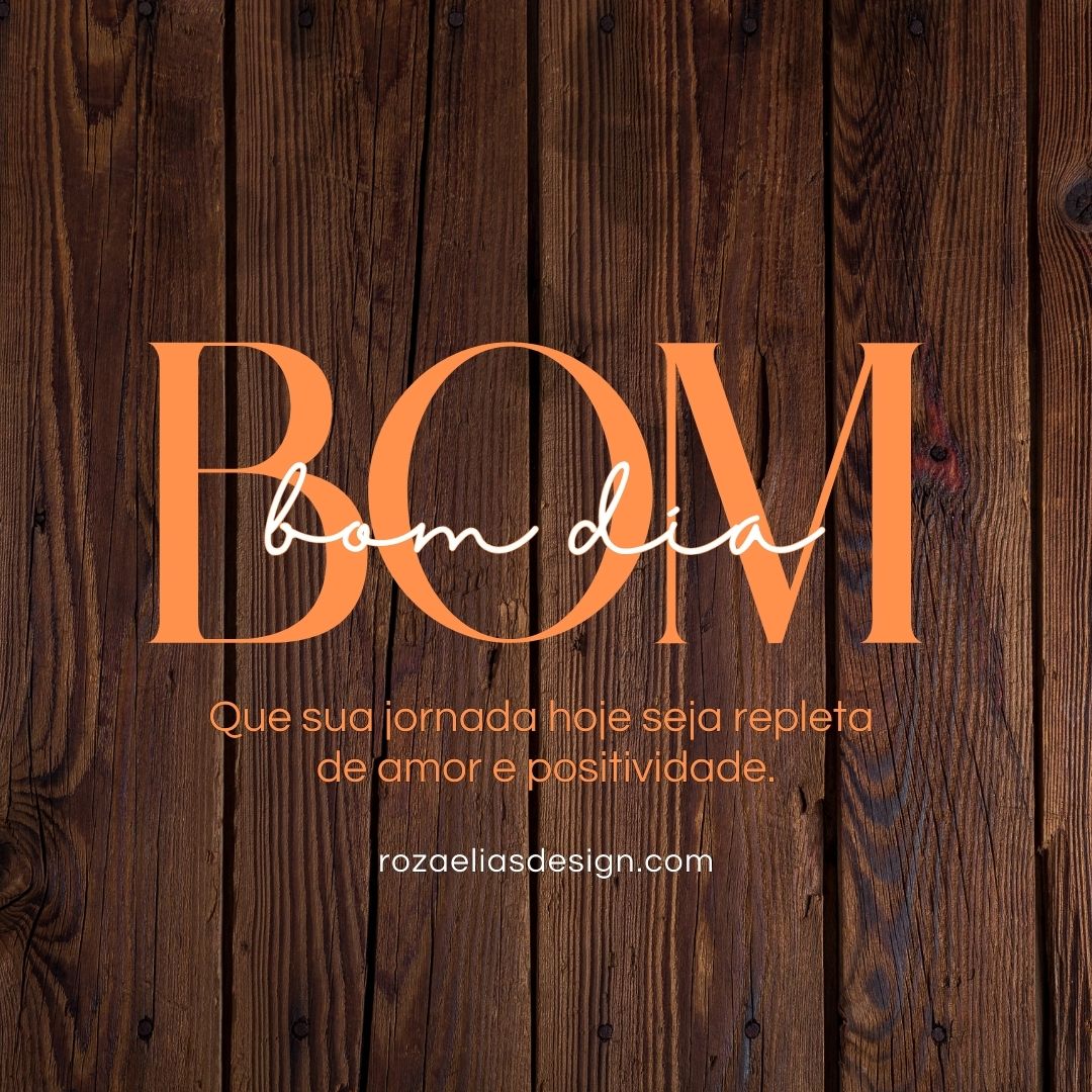 Bom dia com amor e produtividade