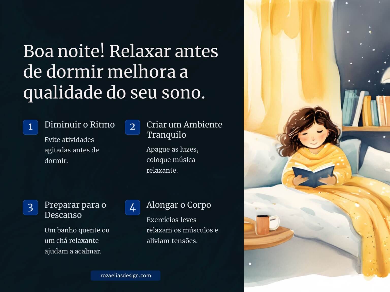 Como Relaxar e Preparar o Corpo para o Sono