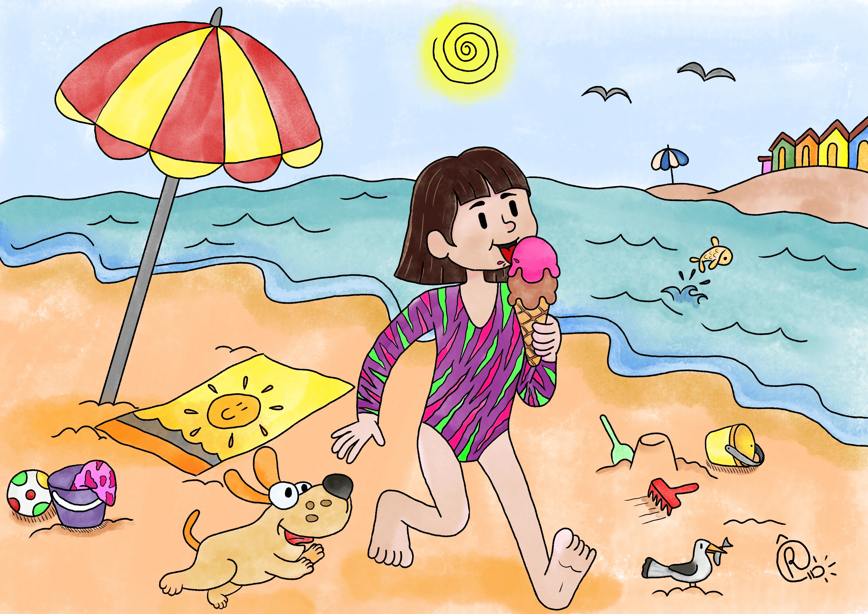 Ice cream on the Beach